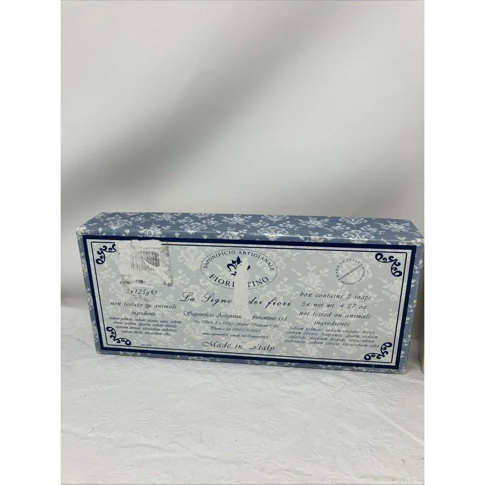 Italy SAPONIFICIO ARTIGIANALE FIORENTINO Carved Soap Bars Lot Cameo & Venus Milo